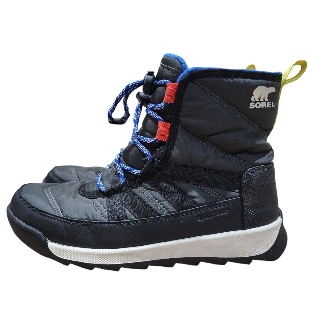 Sorel Whitney II Short Lace Winter Boots Size 3 EUC Waterproof Snow Insulated